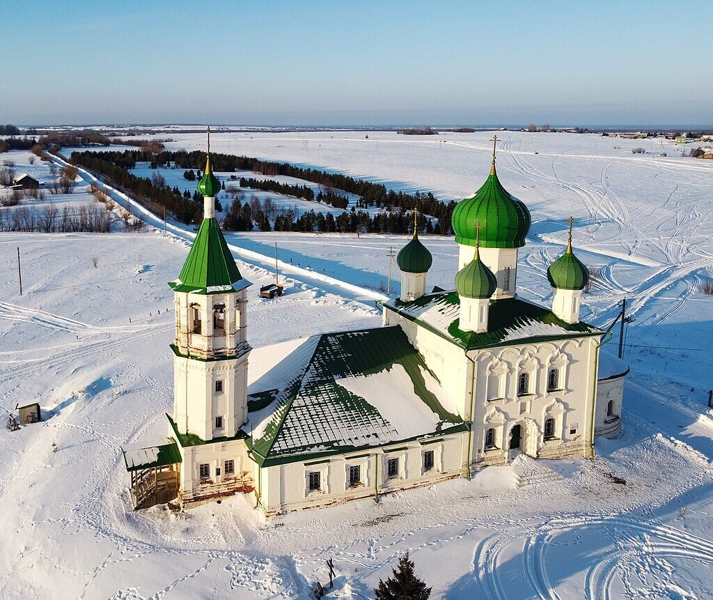 Церковь Дмитрия Солунского. Фото: Александр Антонов гугл-картовский, CC BY-SA 4.0 https://creativecommons.org/licenses/by-sa/4.0, via Wikimedia Commons